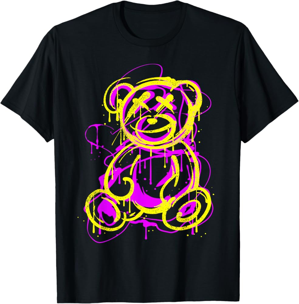 Amazon | Graffiti Streetart Bear Bear Cartoon ヒップホップ ポップ